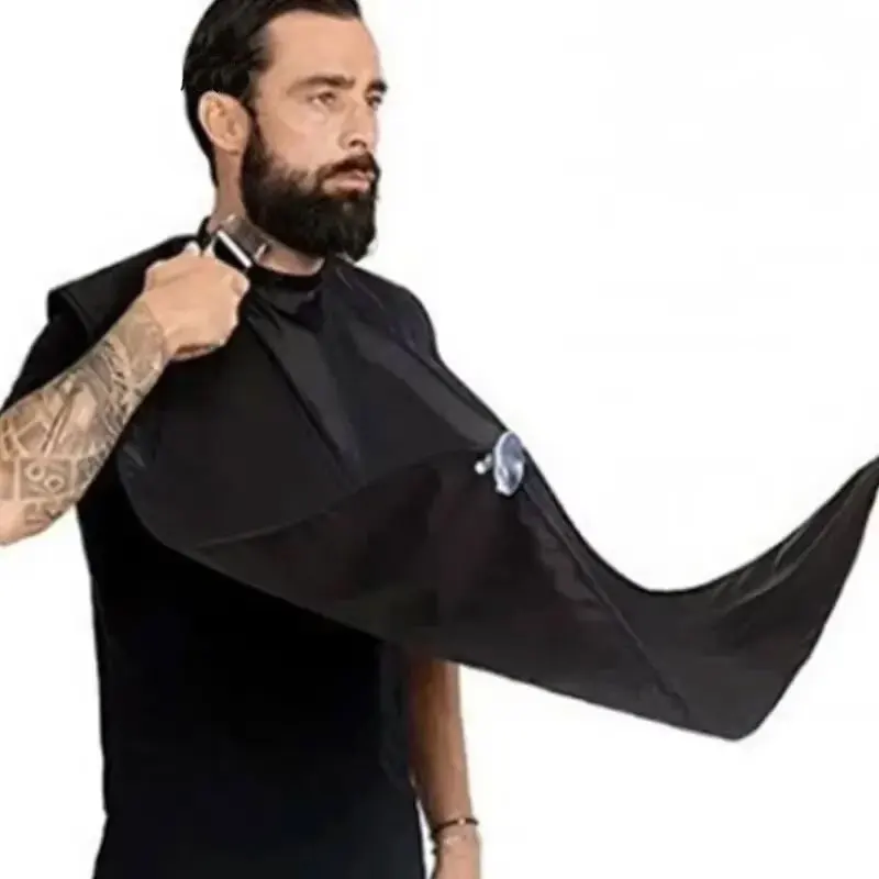 Men's Beard Shaving Apron - Cleaning Bib for Hairdressers and Shavers - Perfect Gift for Grooming and Hygiene - Image 7