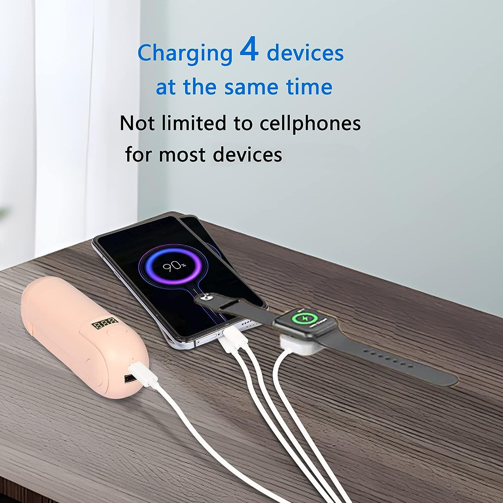 6 in 1 Watch & Phone Charger Cable for Iwatch 9 8 7 6 5 4 Ultra Airpods All in 1 Cable for IPhone 15 14 13 Pro Max Type-C & More - Image 9