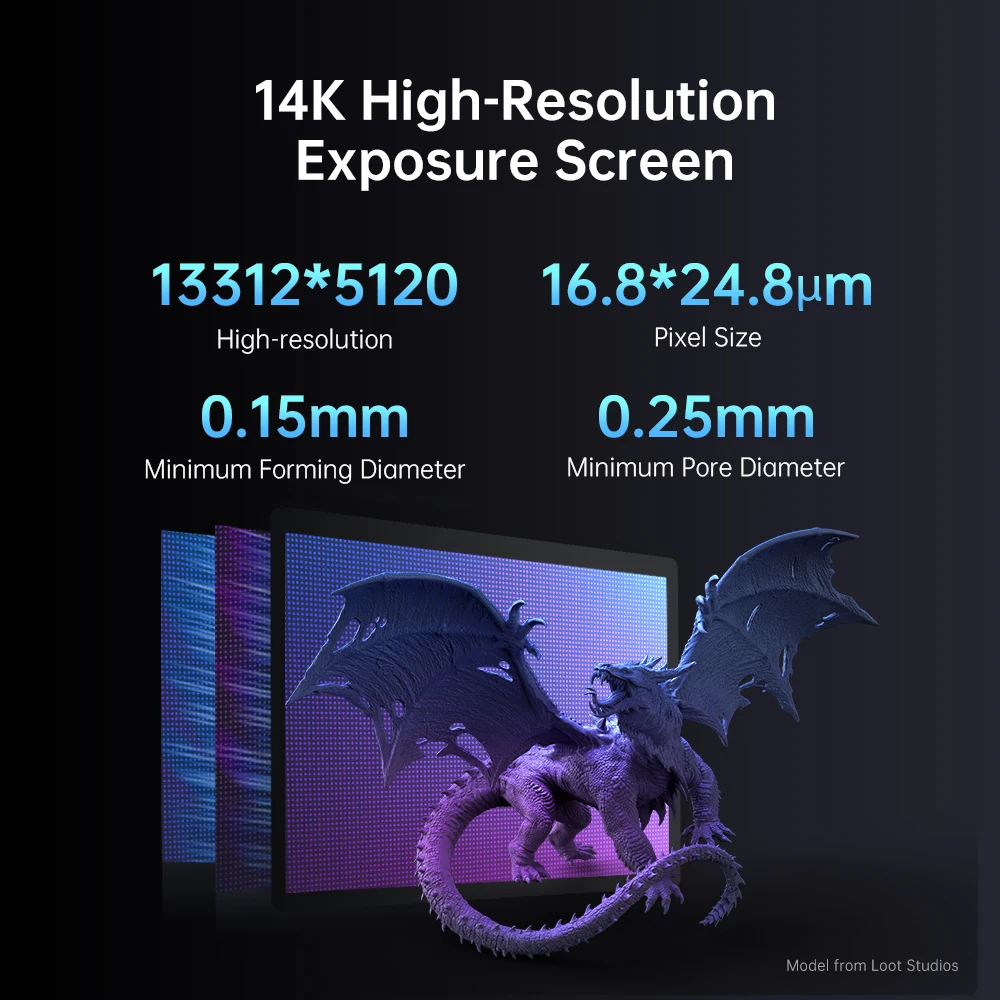 ANYCUBIC Photon Mono M7 Mono MSLA 3D Printer High Speed Resin Photocuring 14K 3D Printer 10'' LCD Printing Size 223*230*126mm - Image 3