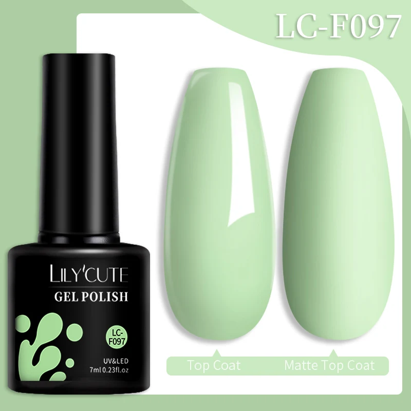 LILYCUTE Thermal Gel Nail Polish Popular In Winter For Manicure Yellow Green Temperature Color-changing Nail Art Gel Varnish - Image 56