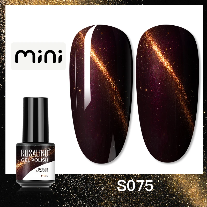 ROSALIND 5ml UV Gel Varnishes Gel Nail Polish Hybrid Soak Off Semi Permanent Base Top Coat Nail Polish for Nail Art - Image 61