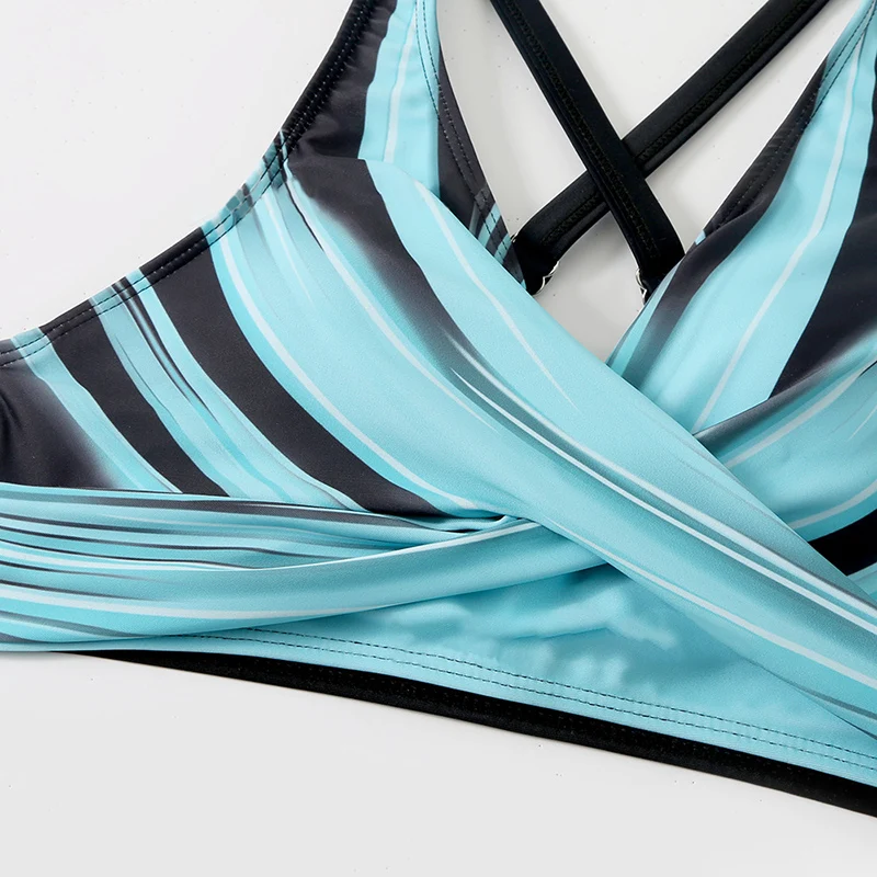 Push Up Bikinis Halter Swimsuit Women High Waist Swimwear Female Bathing Swimming Swim Suit Bathers Beachwear Ladies - Image 4