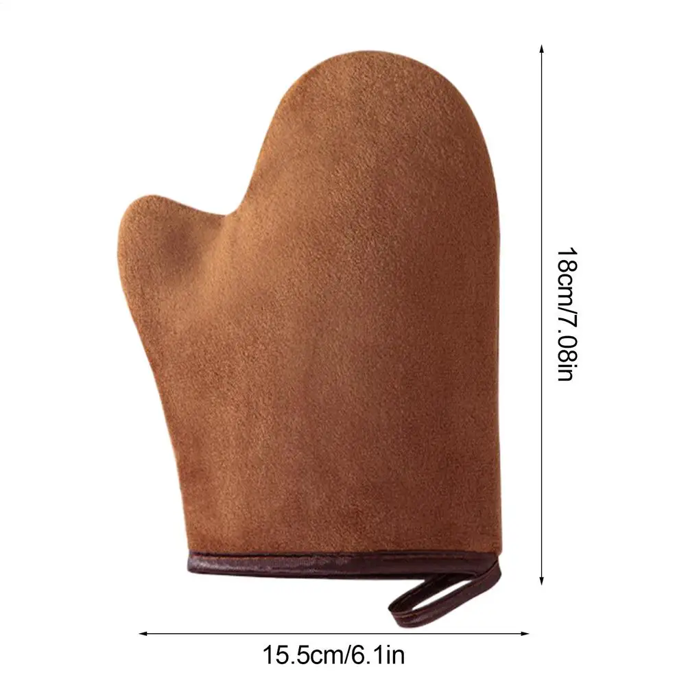 Self-Tanning Glove Body Lotion Mitt Double-Sided Prevents Sticky Hands Applicator Quick Dry Flocking Glove Makeup Applicator - Image 9