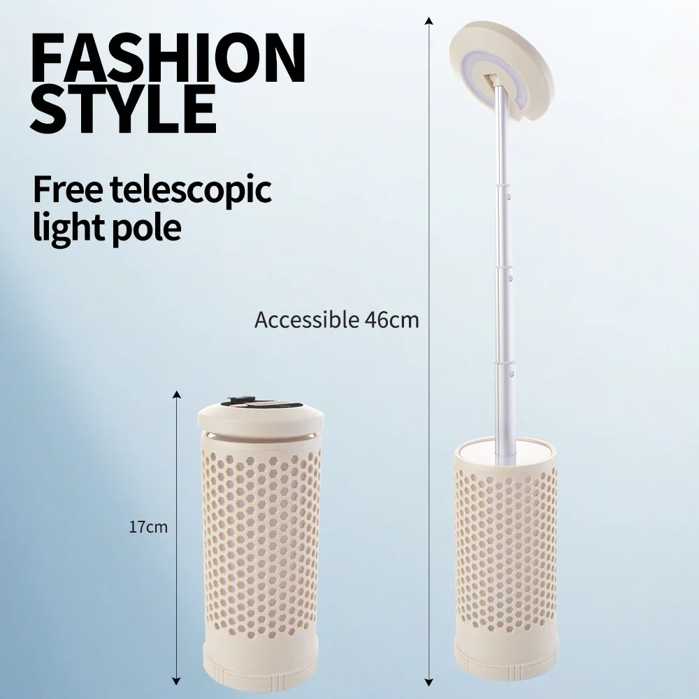 Portable Camping Lantern,Warm/Cool White,Type-C Charge,Battery Display,Retractable, 180° Rotatable,Hook,Camping/Fishing/Outdoor - Image 6