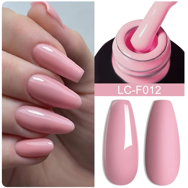 LILYCUTE Thermal Nail Gel Polish 3 Layers Gradient Nude Pink Glitter Temperature Color Changing Semi Permanent Nail Art Varnish - Image 108