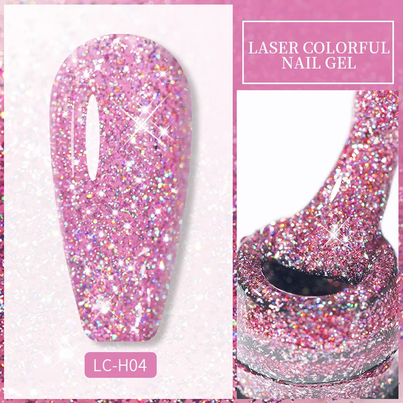 LILYCUTE 7ML Nail Gel Polish Glitter Semi-permanent UV LED Gel Sequins For Manicure Nail Art Design Base Top Coat Gel Varnishes - Image 65