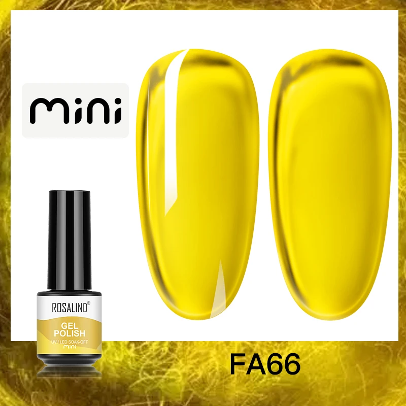 ROSALIND 5ml UV Gel Varnishes Gel Nail Polish Hybrid Soak Off Semi Permanent Base Top Coat Nail Polish for Nail Art - Image 18