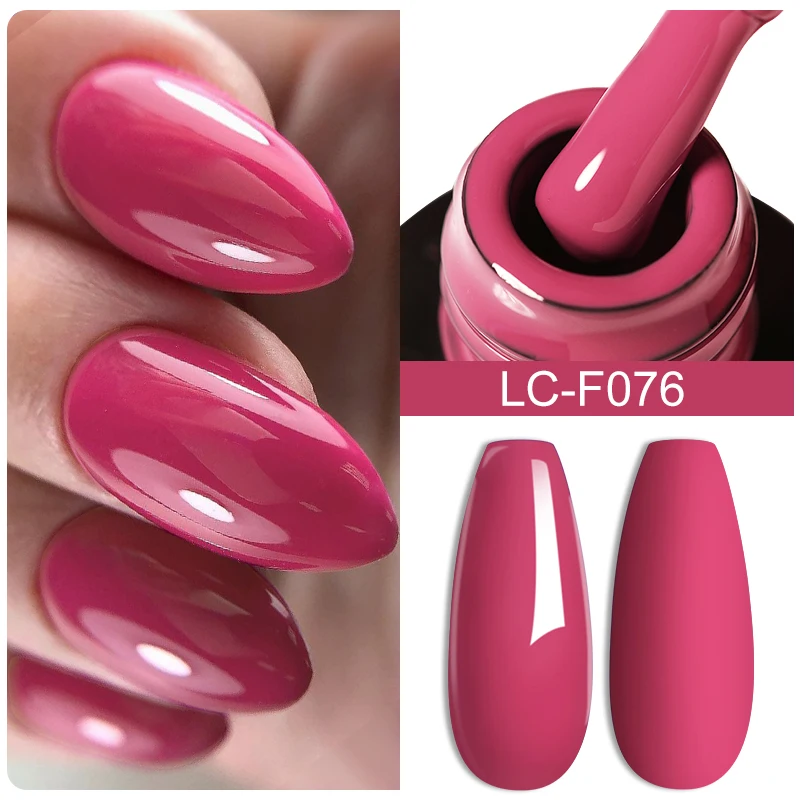 LILYCUTE Thermal Nail Gel Polish Pink Red Dark Purple Gradient Manicure 3 Layers Temperature Color Changing Nail Art Gel Varnish - Image 30