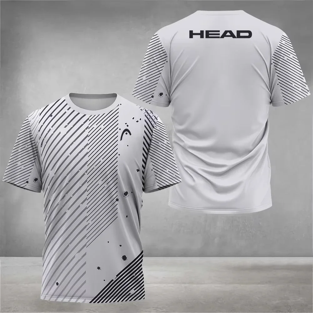 Hot Mountaineering Clothing Summer Breathable Mens T Shirt Outdoor Badminton Table Tennis Jersey O Neck Short Sleeve Loose Top - Image 5