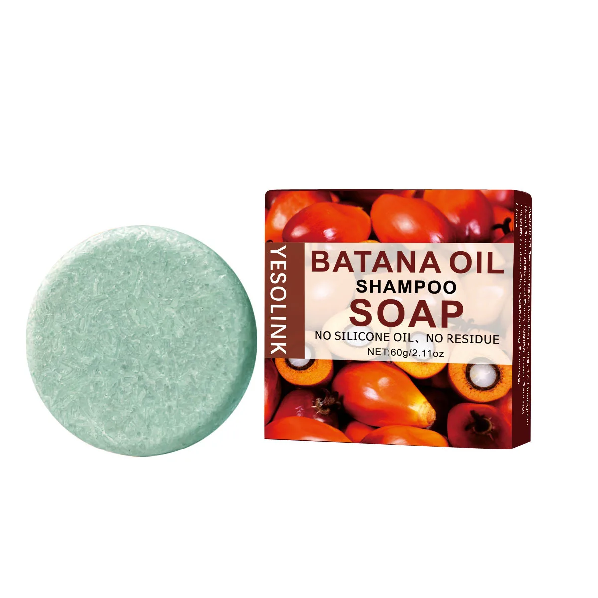 Batana Oil Organic Shampoo And Hair Shampoo Soap Bar For Hair Growth Cleansing Anti-Breakage Repair Damaged Hair Care Women - Image 7
