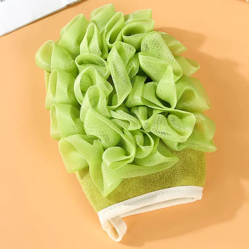 2 In1 Body Bath Sponge Super Soft Exfoliating Loofahs Shower Ball Hangable Scrub Towel Bath Ball For Body Cleaning Brush - Image 4