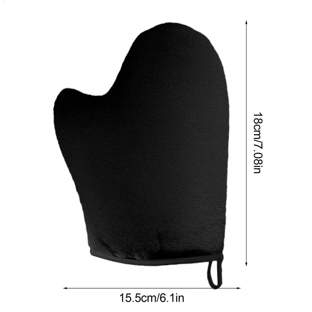 Self-Tanning Glove Body Lotion Mitt Double-Sided Prevents Sticky Hands Applicator Quick Dry Flocking Glove Makeup Applicator - Image 7