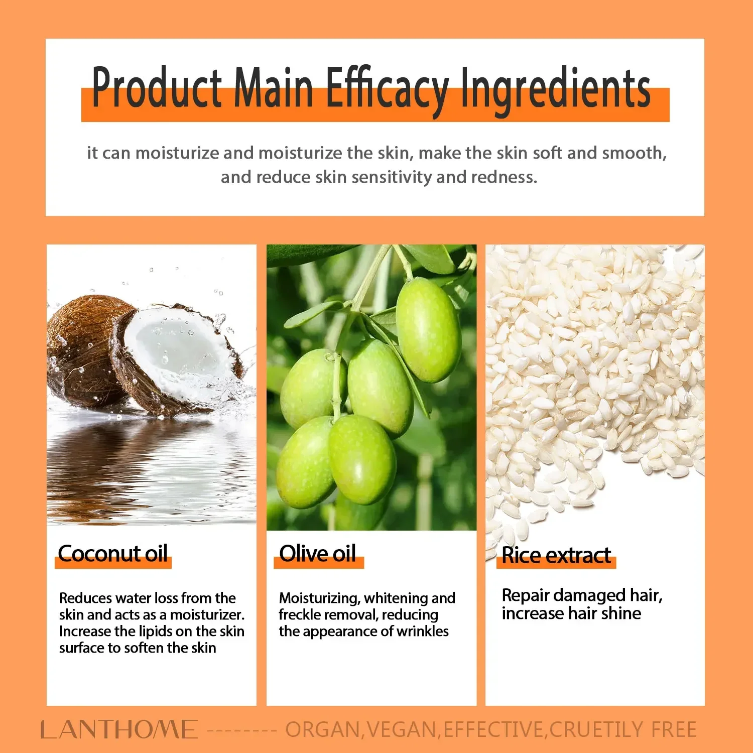 100g Rice Water Soap Hair Growth Shampoo Soap Conditioner Bar Soap Reject Dry Anti Loss Clarifying Curly Nourishing Moisturizing - Image 2