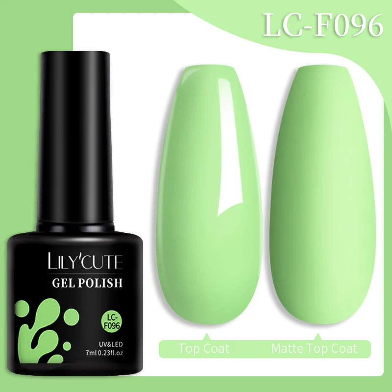 LILYCUTE Thermal Gel Nail Polish Popular In Winter For Manicure Yellow Green Temperature Color-changing Nail Art Gel Varnish - Image 57