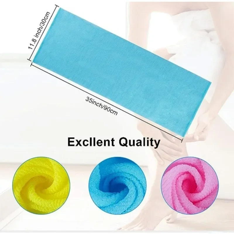 Beauty Skin Exfoliating Cloth Washcloth Japanese Body Wash Towel Nylon Bath Towel Skin Polishing Towel Body Back Scrubber Tool - Image 6