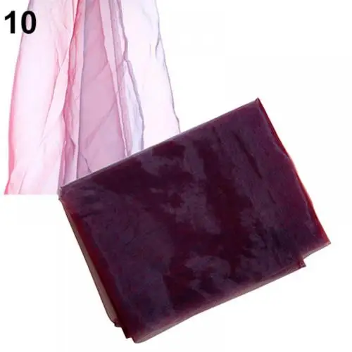 Yarn Sheer Window Valance Curtain Living Room Pure Color Bedroom Home Wedding Curtain Decor - Image 14