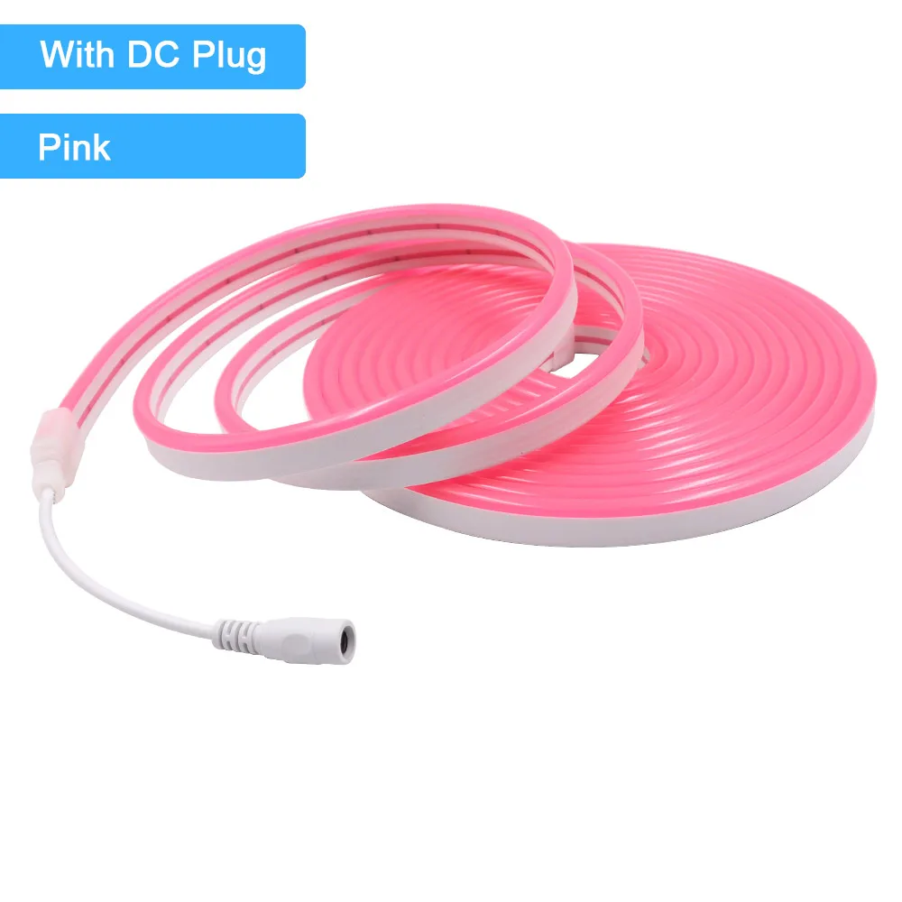 12V 24V LED Neon Light Strip Waterproof Neon Sign 6X12mm Silicone Rope Lights Flexible Lamp Decoration with DC Plug/2pin Wire - Image 21