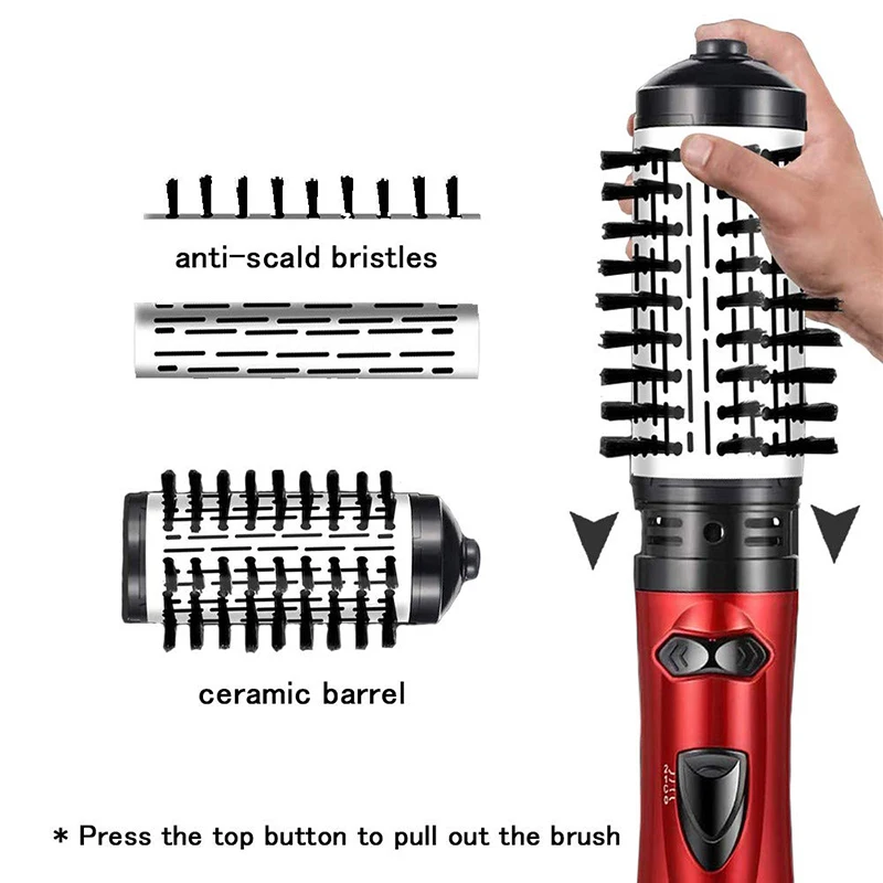 Electric Hair Styling Powerful Hair Dryer Brush Curl and Straighten and Curling Hair Professional Hot Air Brush - Image 4