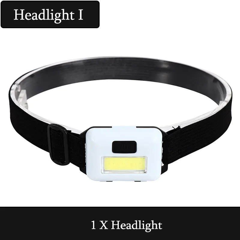 LED Flashlight Powerful Headlamp Built-in Battery LED Head Lamp Head-Mounted USB Rechargeable Flashlight for Camping Fishing - Image 8