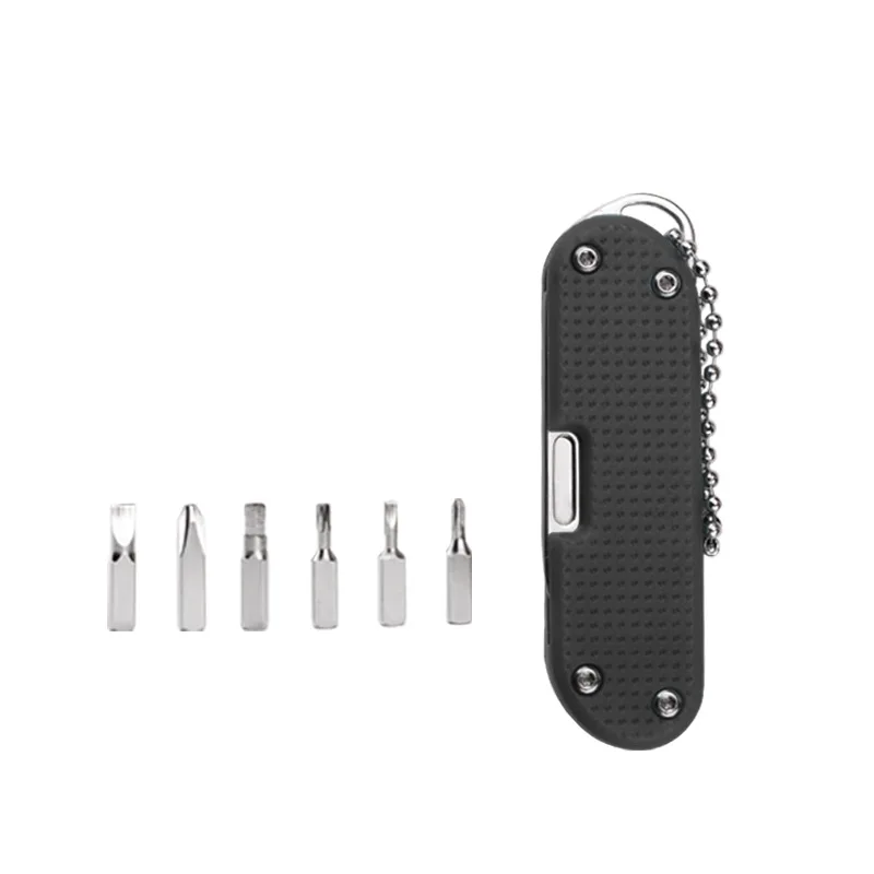 Multifunctional Outdoor Portable Folding Knife Key Knife Screw Combination Tool Portable Pocket Keychain Knife Stainless Steel - Image 8