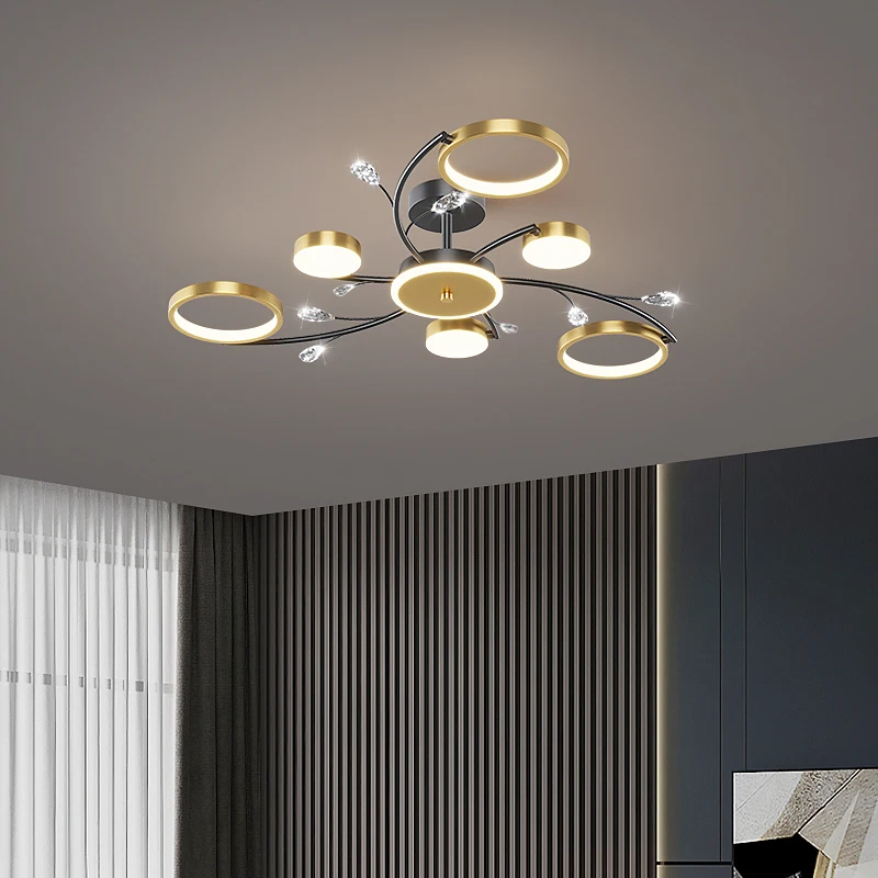 Nordic Ceiling Lamp with Remote Control Ceiling Pendant Lamp Dimming LED Decoration Living Room Bedroom Home Decor Lamps - Image 3