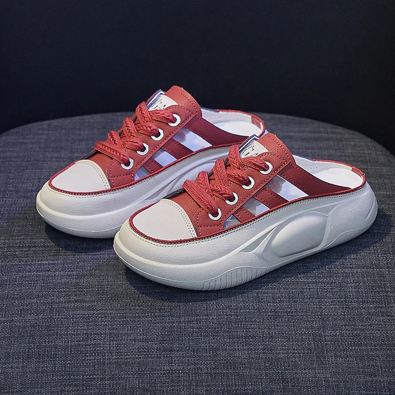 New Women's Shoes Fashion Hollow Out Breathable Thick Sole Lightweight Casual Slippers Shoes for Women Zapatos De Mujer 2023 - Image 5