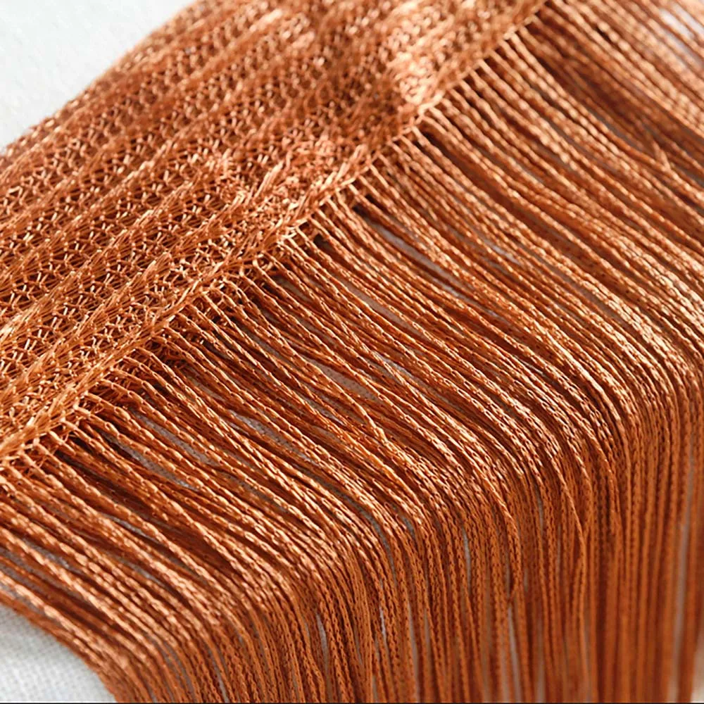50x200cm String Curtains Patio Net Fringe for Door Fly Screen Windows Divider Cut To Size, Pretty Home Indoor Windows Decor - Image 21