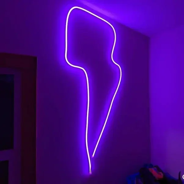 Battery Powered Neon Led Strip Lights, Flexibele LED Lights for Bedroom Battery Operated Neon Rope Lights Lights Led Lights - Image 9