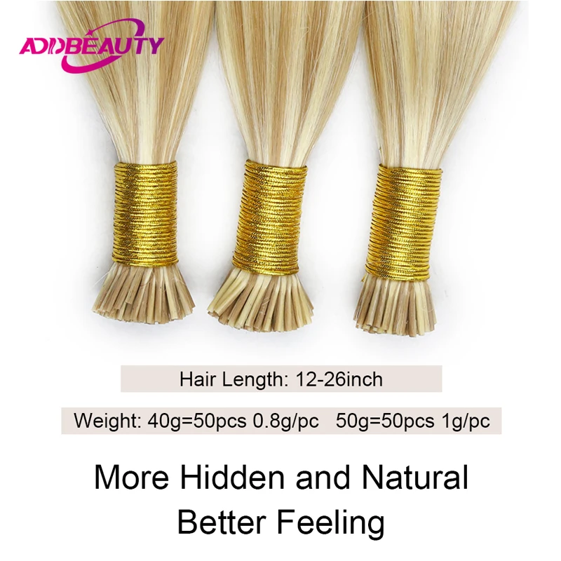 Straight Human Hair Extensions ITIP Human Fusion Hair 100% Real Brazilian Human Hair 50 Strands Keratin Capsule Natural Hair - Image 4