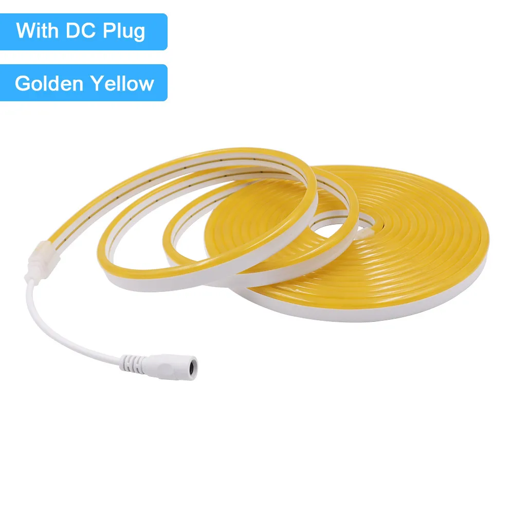 12V 24V LED Neon Light Strip Waterproof Neon Sign 6X12mm Silicone Rope Lights Flexible Lamp Decoration with DC Plug/2pin Wire - Image 26