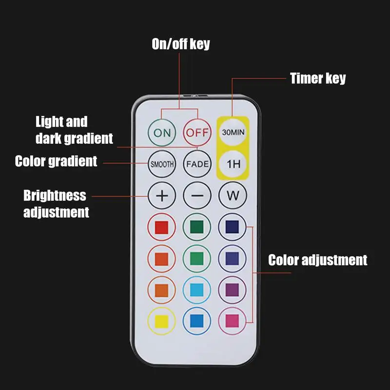 Remote Control Spotlight Rotatable Indoor Uplighting for Art Plants Rechargeable Accent Spotlights Battery Powered Ambient Light - Image 5