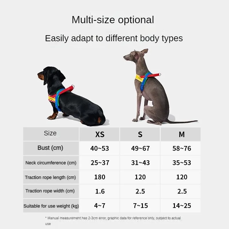 Dog Rope Collar Drag Harness for Dogs Multifunctional Tow Leash Big Medium Small Pet Leash Dog Pet Walks Drag Harness and Collar - Image 5