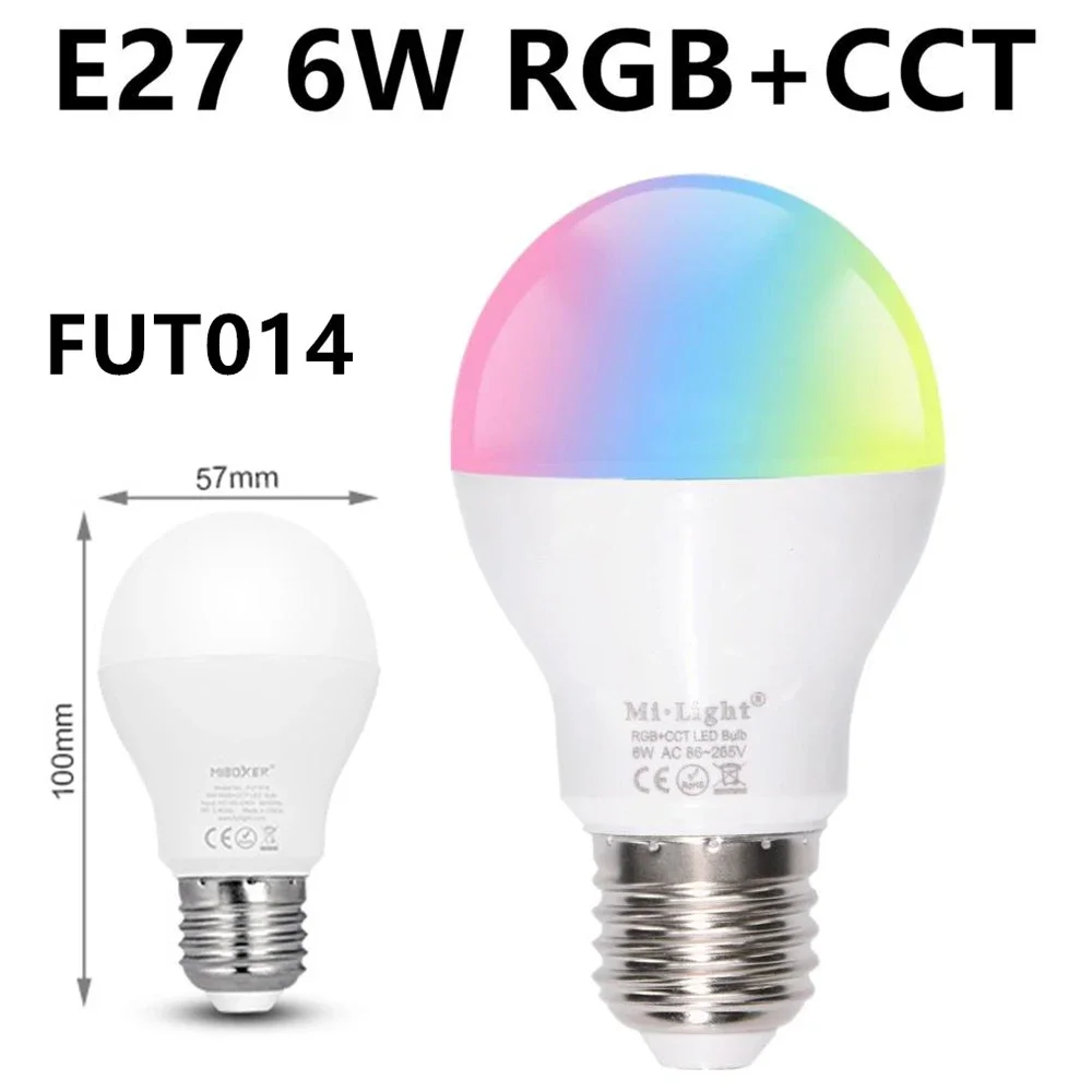 Hot Miboxer 2.4G Led Bulb MR16 GU10 E14 E27 Led Light 4W 5W 6W 9W 12W CCT RGB+CCT Wireless Wifi Remote Control LED Spotlight - Image 19