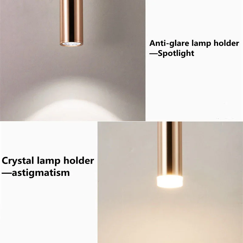 Dimmable LED Pendant Light Long Tube Lamp 5/7/10/12W For Kitchen Island Dining Room Shop Bar Decor Cylinder Pipe Hanging Lights - Image 2