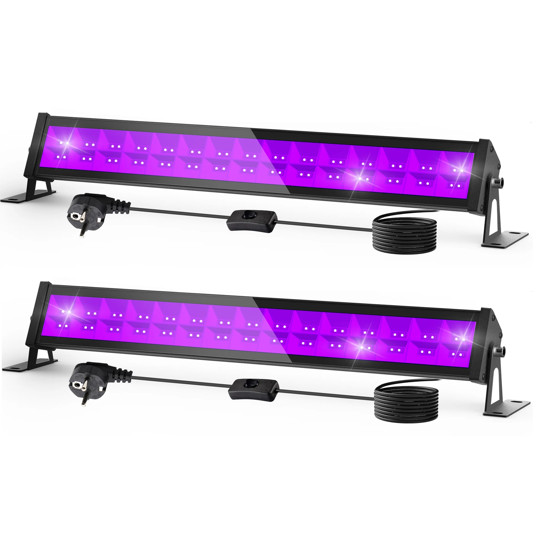 1/2 Pcs 60LEDS 400-405NM Led UV Floodlight Ultraviolet Stage Lamp LED Stage Blacklight Waterproof Disco Party Stage Backlight - Image 7