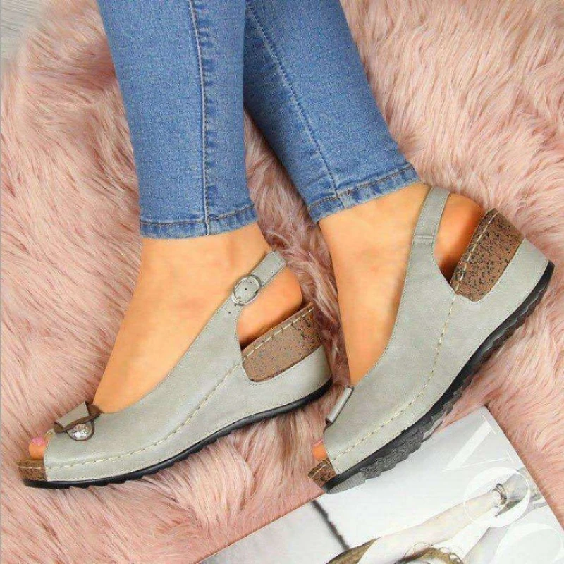 Chunky Platform Wedges Slipper  Sandals summer 2024 shoes for women Open Toe Shoes Sandals Women platform shoes - Image 3