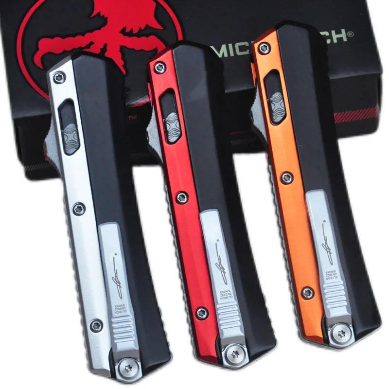 Micro OTF VERSION GK SERIES Glykon Tech Pocket Knives M390 Blade Outdoor Camping Self Defense Zinc Alloy Handle Utility EDC Tool - Image 6