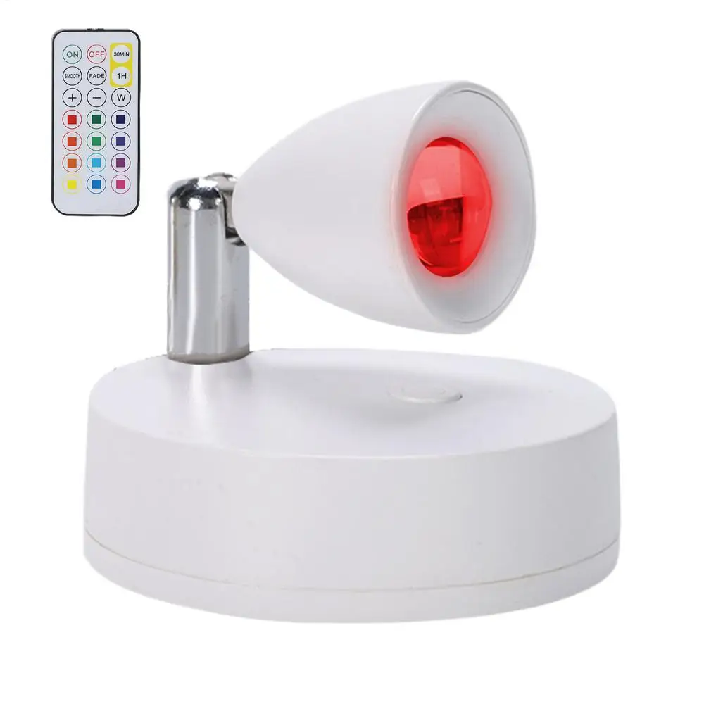 Remote Control Spotlight Rotatable Indoor Uplighting for Art Plants Rechargeable Accent Spotlights Battery Powered Ambient Light - Image 7