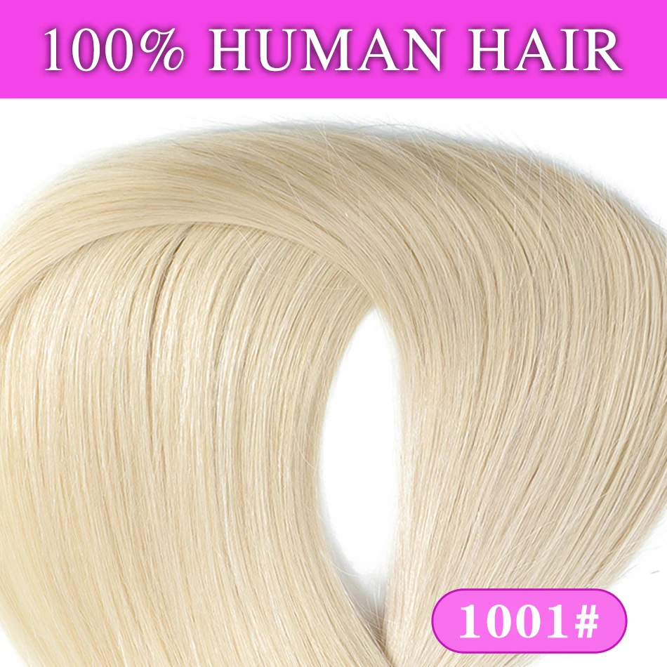 Pre Bonded V Tip Hair Extensions Human Hair Keratin Hair Extensions   12-26 Inch 100 Strand 100% Real Remy Hair Silky Straight - Image 15