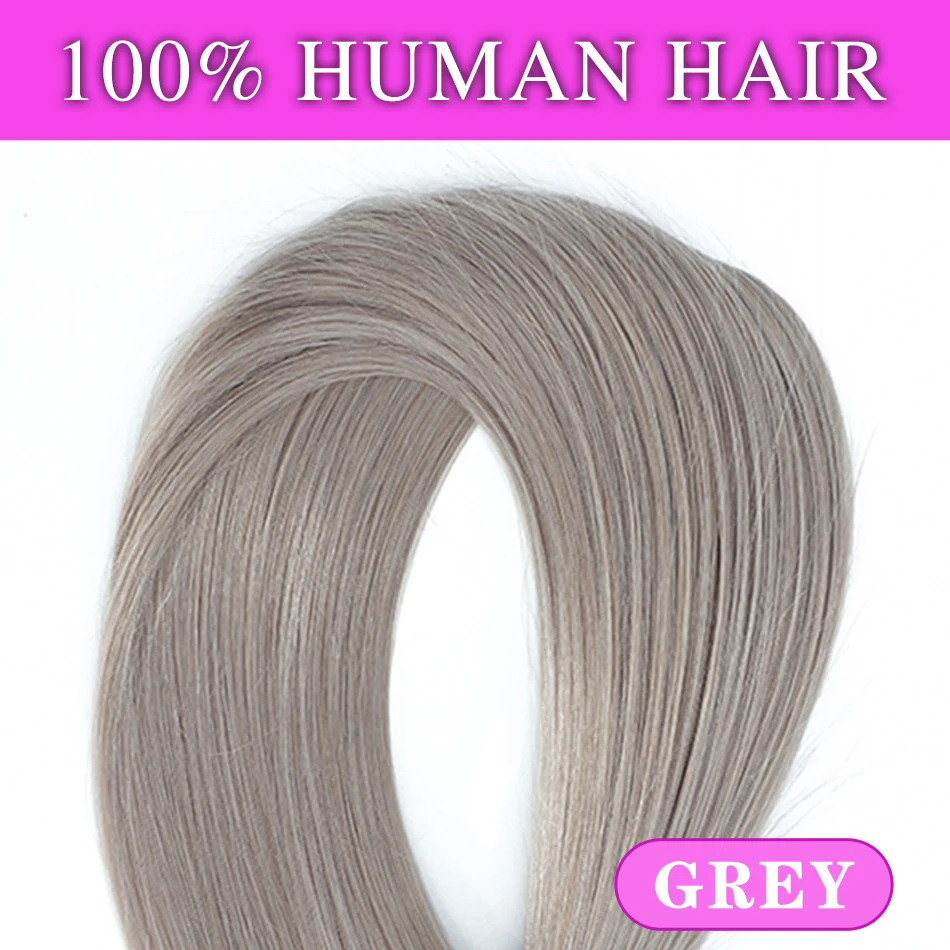 Pre Bonded V Tip Hair Extensions Human Hair Keratin Hair Extensions   12-26 Inch 100 Strand 100% Real Remy Hair Silky Straight - Image 14