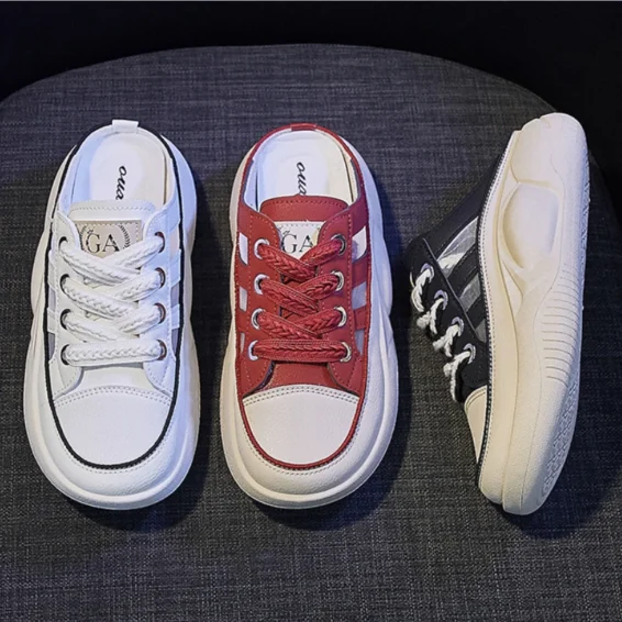 New Women's Shoes Fashion Hollow Out Breathable Thick Sole Lightweight Casual Slippers Shoes for Women Zapatos De Mujer 2023