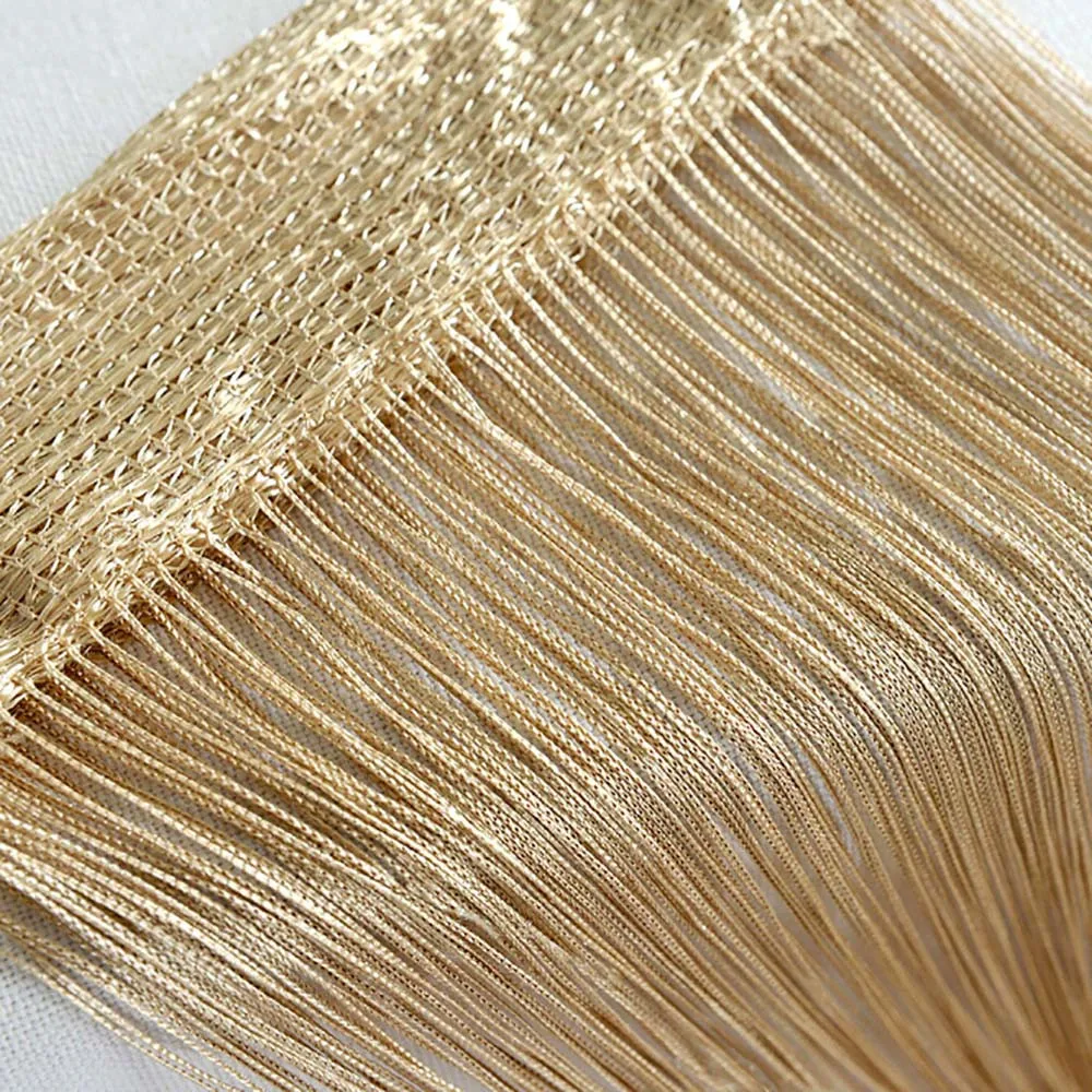 50x200cm String Curtains Patio Net Fringe for Door Fly Screen Windows Divider Cut To Size, Pretty Home Indoor Windows Decor - Image 13