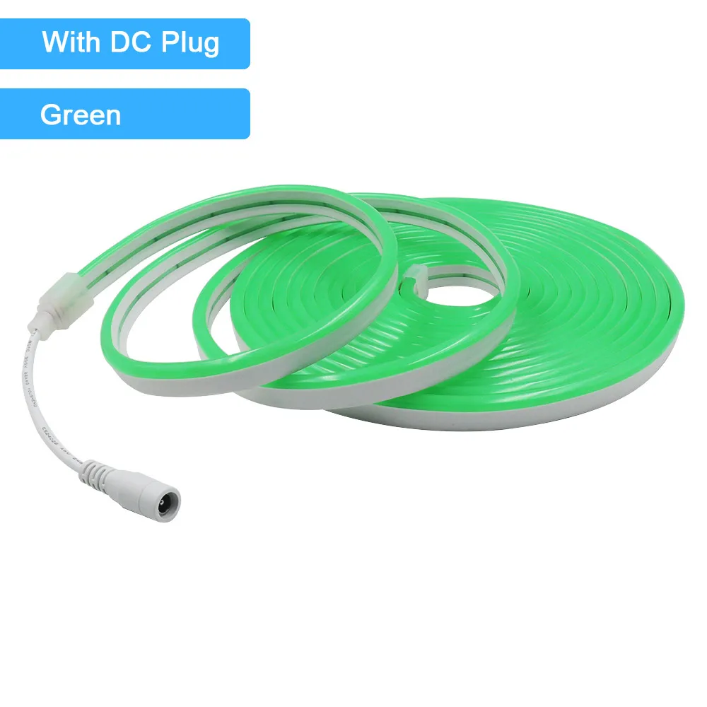 12V 24V LED Neon Light Strip Waterproof Neon Sign 6X12mm Silicone Rope Lights Flexible Lamp Decoration with DC Plug/2pin Wire - Image 25