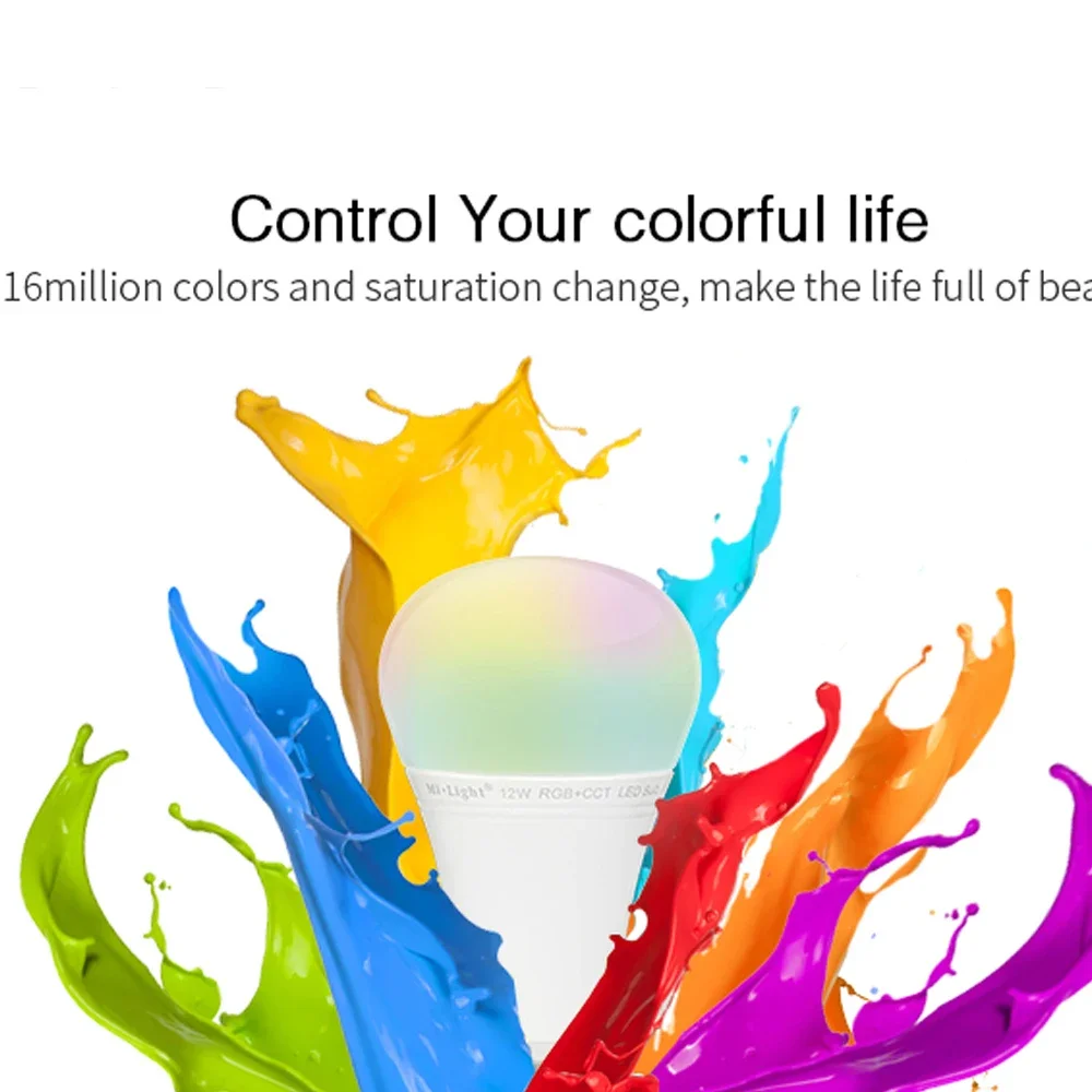 Hot Miboxer 2.4G Led Bulb MR16 GU10 E14 E27 Led Light 4W 5W 6W 9W 12W CCT RGB+CCT Wireless Wifi Remote Control LED Spotlight - Image 2