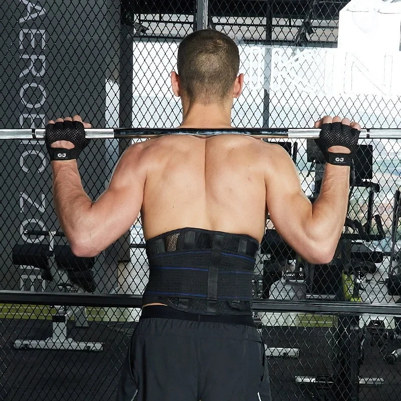 1Pair Gym Gloves Fitness Weight Lifting Gloves Body Building Training Sports Gloves Workout Half Finger Hand Protector Gloves - Image 3