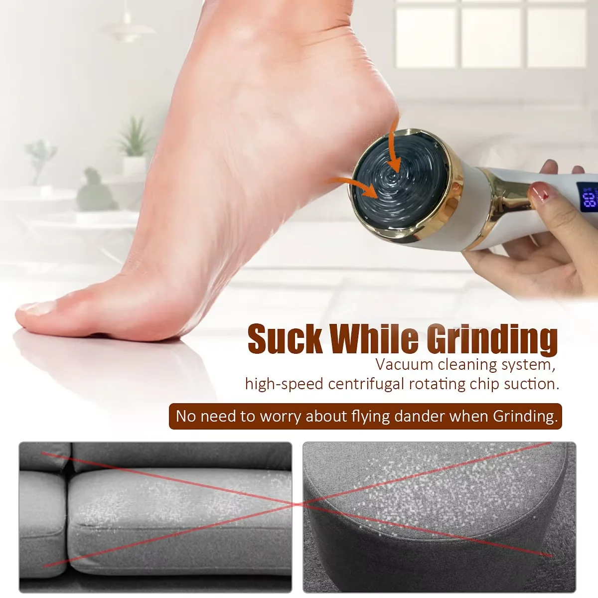 Pedicure Machine Callus Remover Pedicure Tools Professional Foot Dead Skin Remover Foot Grinder Electric Foot Grinder Elec - Image 5