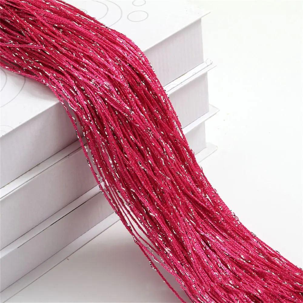 2M*1M String Curtain Panels Door Fly Screen Hanging Beaded Curtains Room Divider Net - Image 18