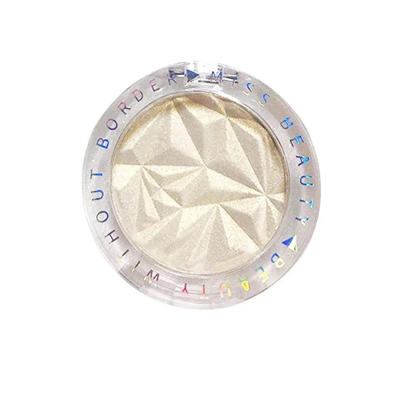 Brightening Face Highlighter Palette Waterproof Monochrome Pearlescent White Silver Highlight Makeup High Gloss Face Repairing - Image 7