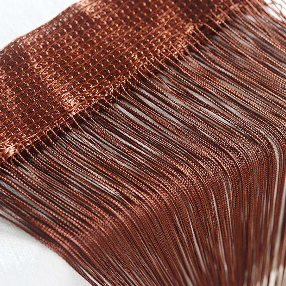 50x200cm String Curtains Patio Net Fringe for Door Fly Screen Windows Divider Cut To Size, Pretty Home Indoor Windows Decor - Image 22