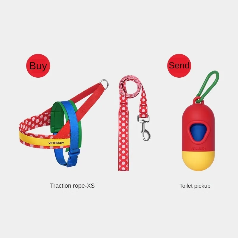 Dog Rope Collar Drag Harness for Dogs Multifunctional Tow Leash Big Medium Small Pet Leash Dog Pet Walks Drag Harness and Collar - Image 6